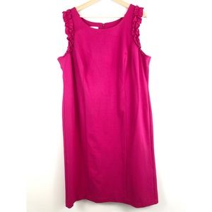 RSVP Talbots Ponte Knit Sheath Dress Sleeveless